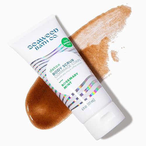 Miniatura 6 de The Seaweed Bath Co Exfoliante corporal desintoxicante aroma Awaken Despertar romero y menta algas naturales orgánicas