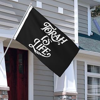 Simchat Torah is Life 3x5 FT Outdoor Flags 3x5 Foot Double-sided Printing Flag Decorative Banner for Outdoors 3x5 FT