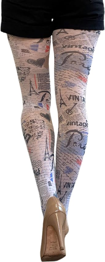 I Love Paris tights for women