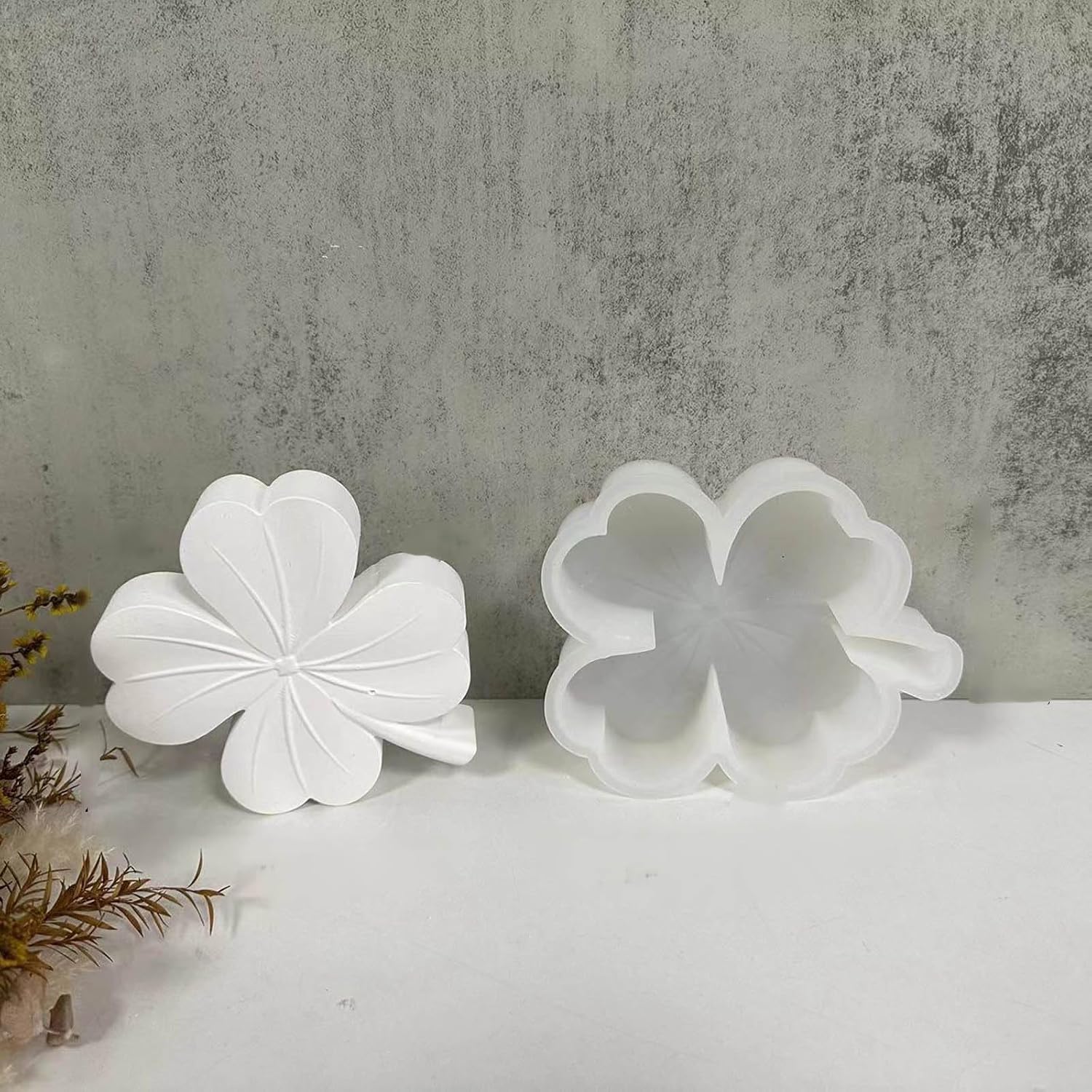 Leaves Four for Soap Craft Gypsum Decorations Home Decorations Craft Making