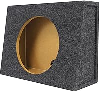 Vista 1 de Rockville RSST12 0.9 pies cúbicos sellada 12" recinto subwoofer coche/camión, montaje poco profundo, 5/8" EE.UU. MDF, fabricado en EE.UU., diseño
