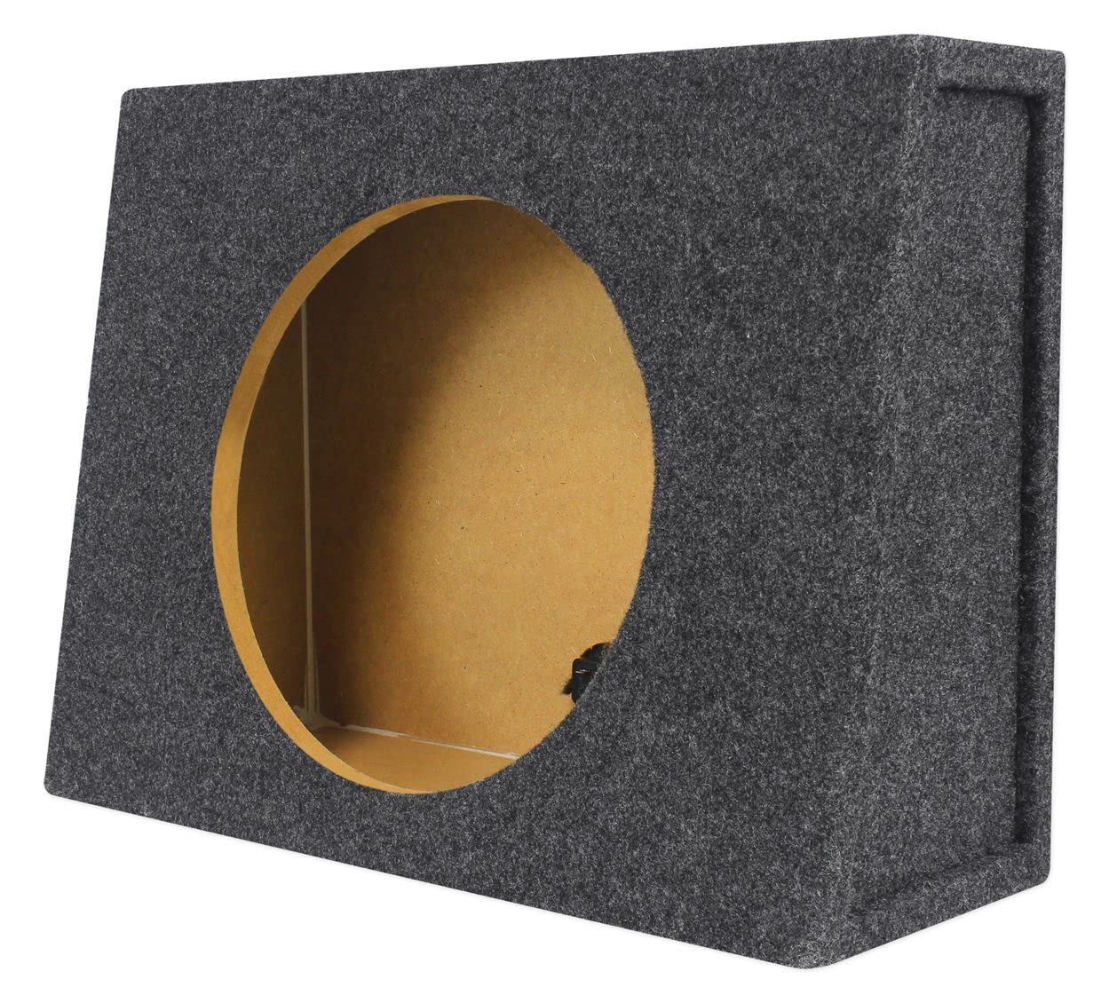 Rockville RSST12 0.9 cu.ft. Sealed 12" Car/Truck Subwoofer Enclosure, Shallow Mount, 5/8" USA MDF, Made in USA, Compact Design for Tight Spaces