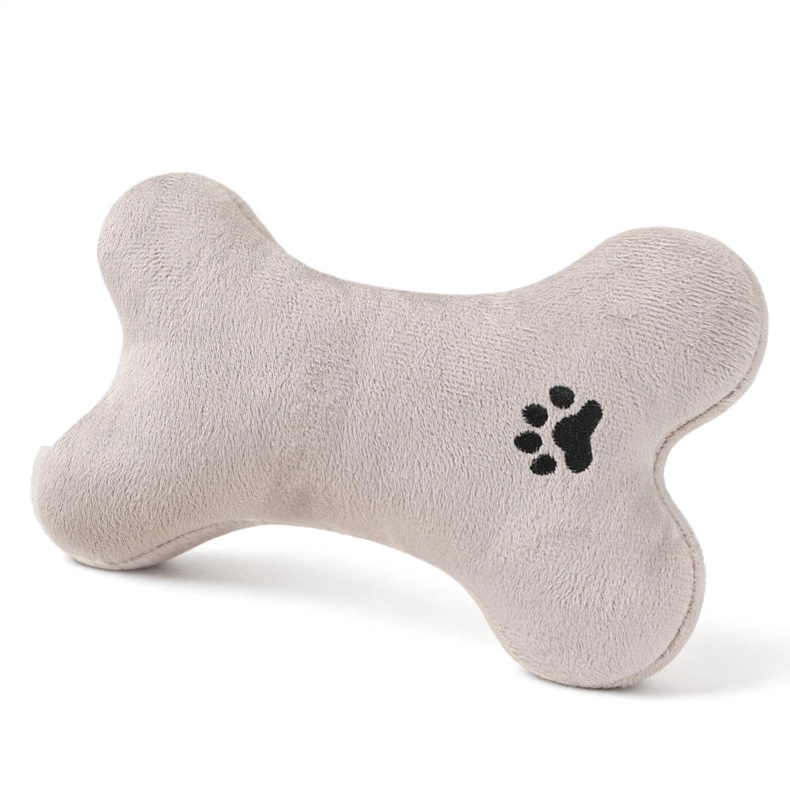 Soft Dog Pad, Washable Chew-Resistant Cushion, 18x10 Inches Bone Shaped Mat with Fabric, Pet Cushion, Calming Pillow with Plush Design, Dog Bed for Puppies and Large Dogs