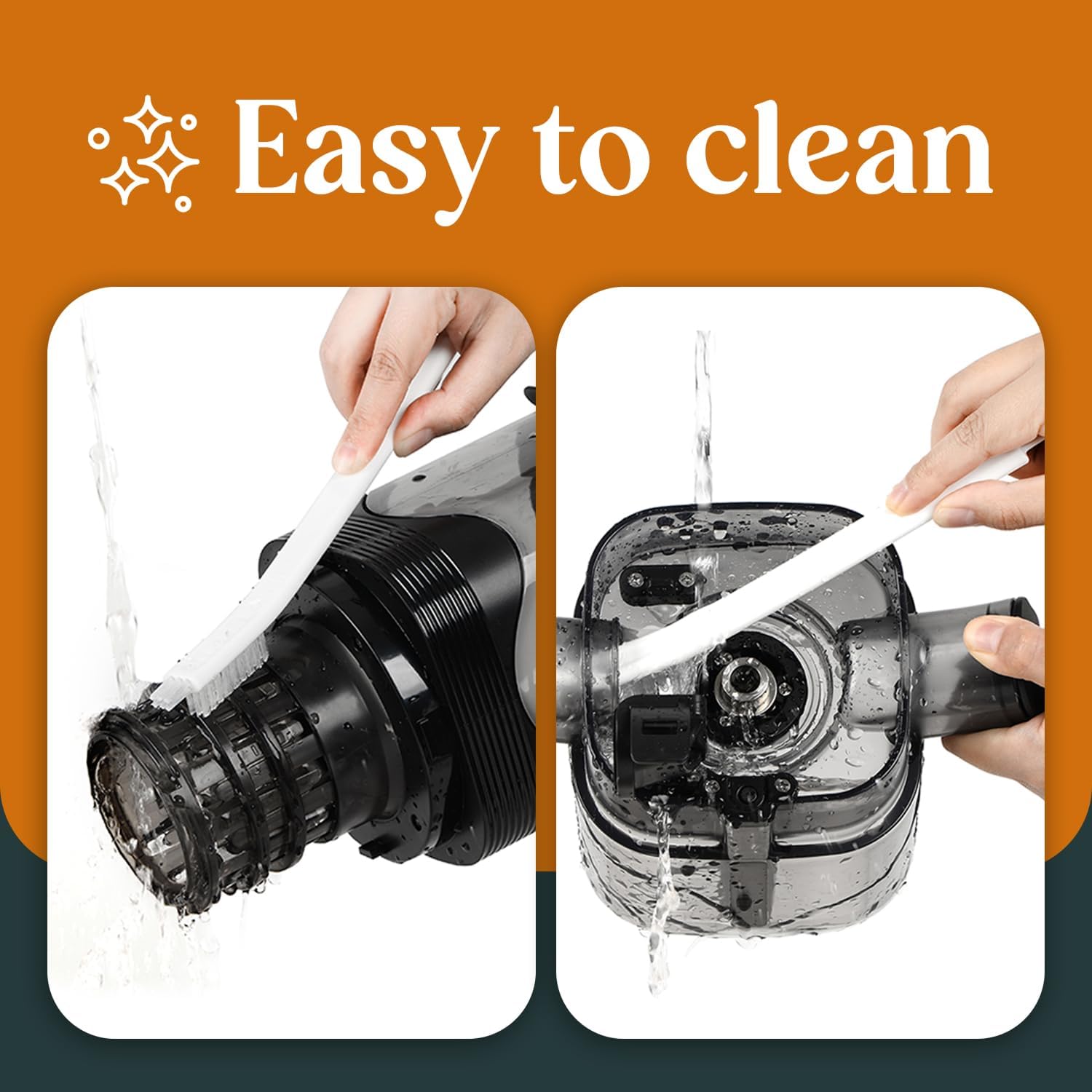 Juicer Machines, Cold Press Juicer for Whole Fruits and Vegetables, Slow Masticating for High Juice Yield, 5.5" Large Feed Chute, Easy to Clean, BPA Free, Powerful Brushless Motor, Black