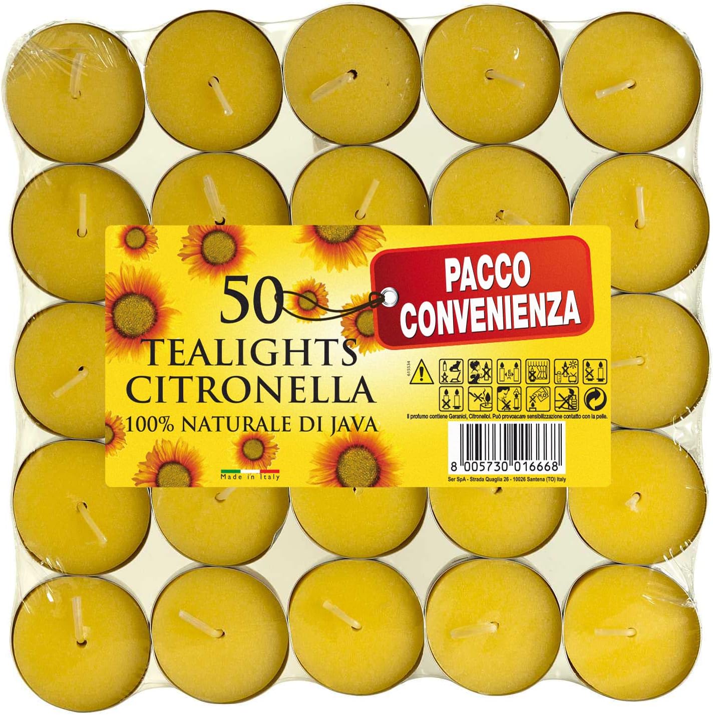 Citronella Tealights 12 Pack - PTA Products - View #4