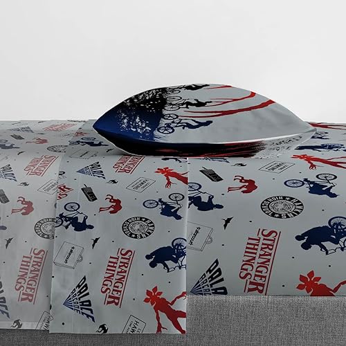 Vista 44 de Juego de sábanas de tamaño Queen Invasion de Deadpool, de Marvel, de 4 piezas, color blanco, rojo y gris Juego de sábanas Queen