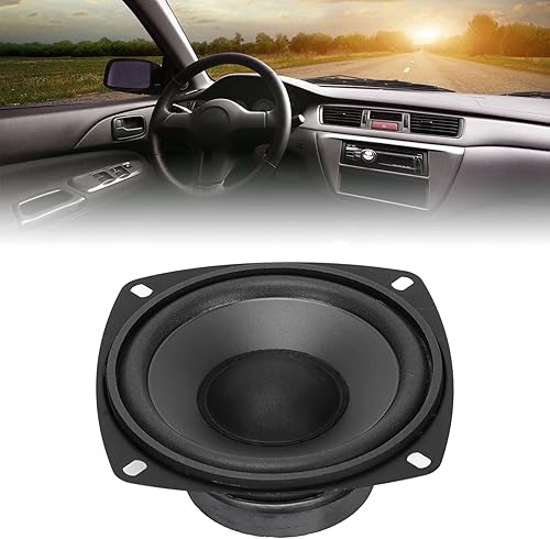 Miniatura 6 de Subwoofer para automóvil de 400 vatios, altavoces de coche de 4 pulgadas, altavoces coaxiales de tipo magnético externo de rango medio para sistema