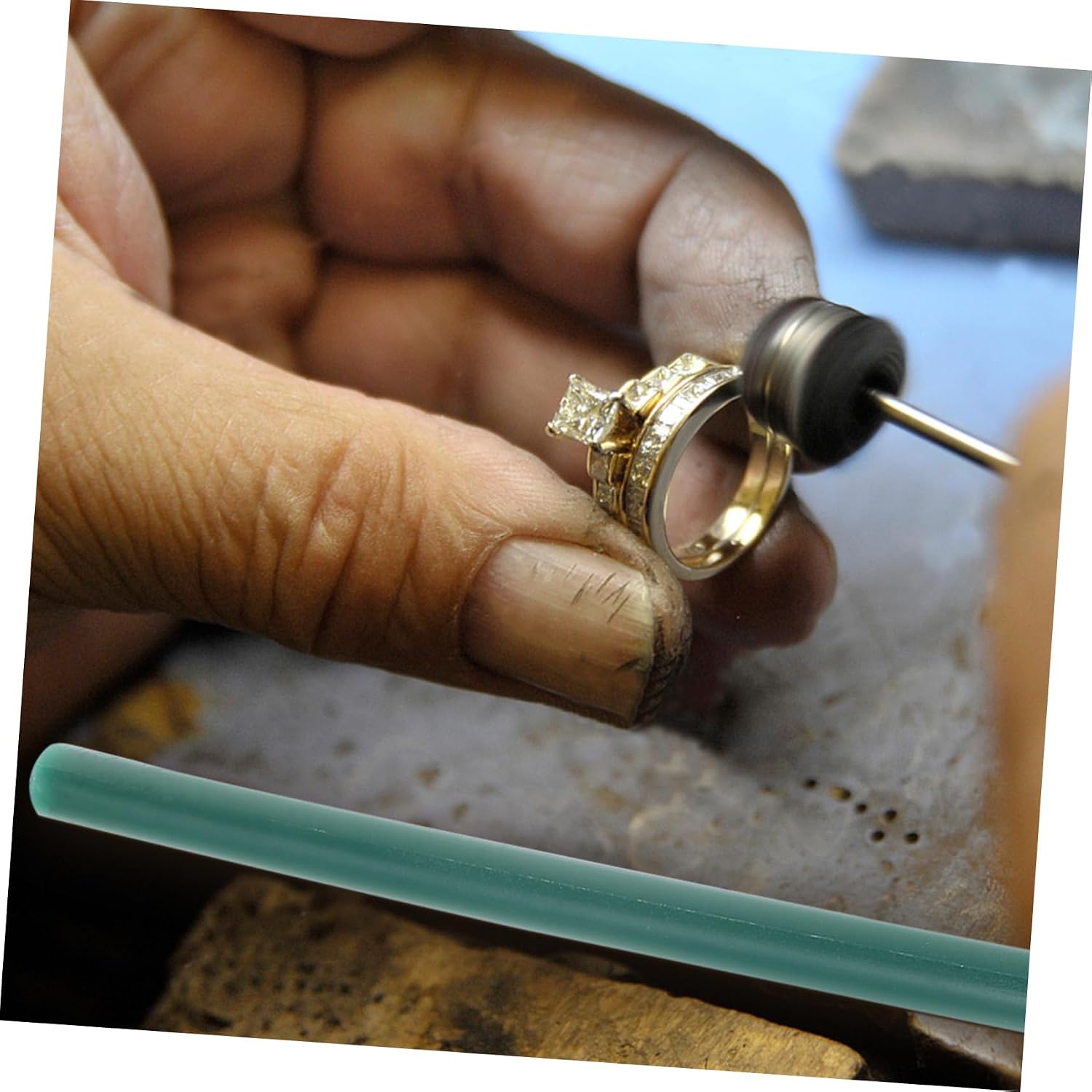 OSALADI Wax Ring Tube Jewelry Ring Mold for Jewelry Making Solid Hard Wax Tubes for Casting and Carving Professional Engraving Tool for Jewelry Designers