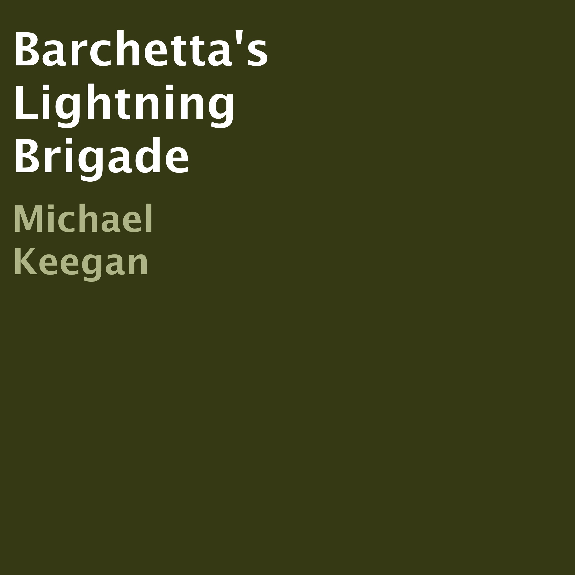 Cover art for Barchetta's Lightning Brigade