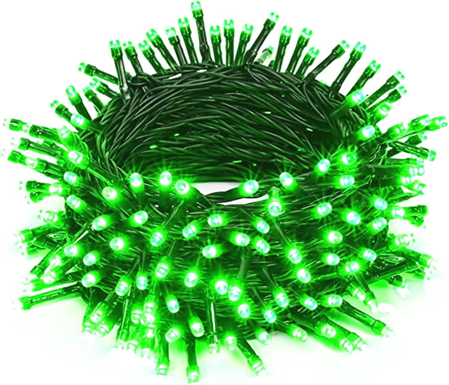 HULUBO Solar Fairy Lights Outdoor,100m 1000 LED Solar Garden Fairy Lights Waterproof with 8 Modes Solar Decorative Lights for Garden,Patio,Balcony,Xmas,Wedding,Party (Green)
