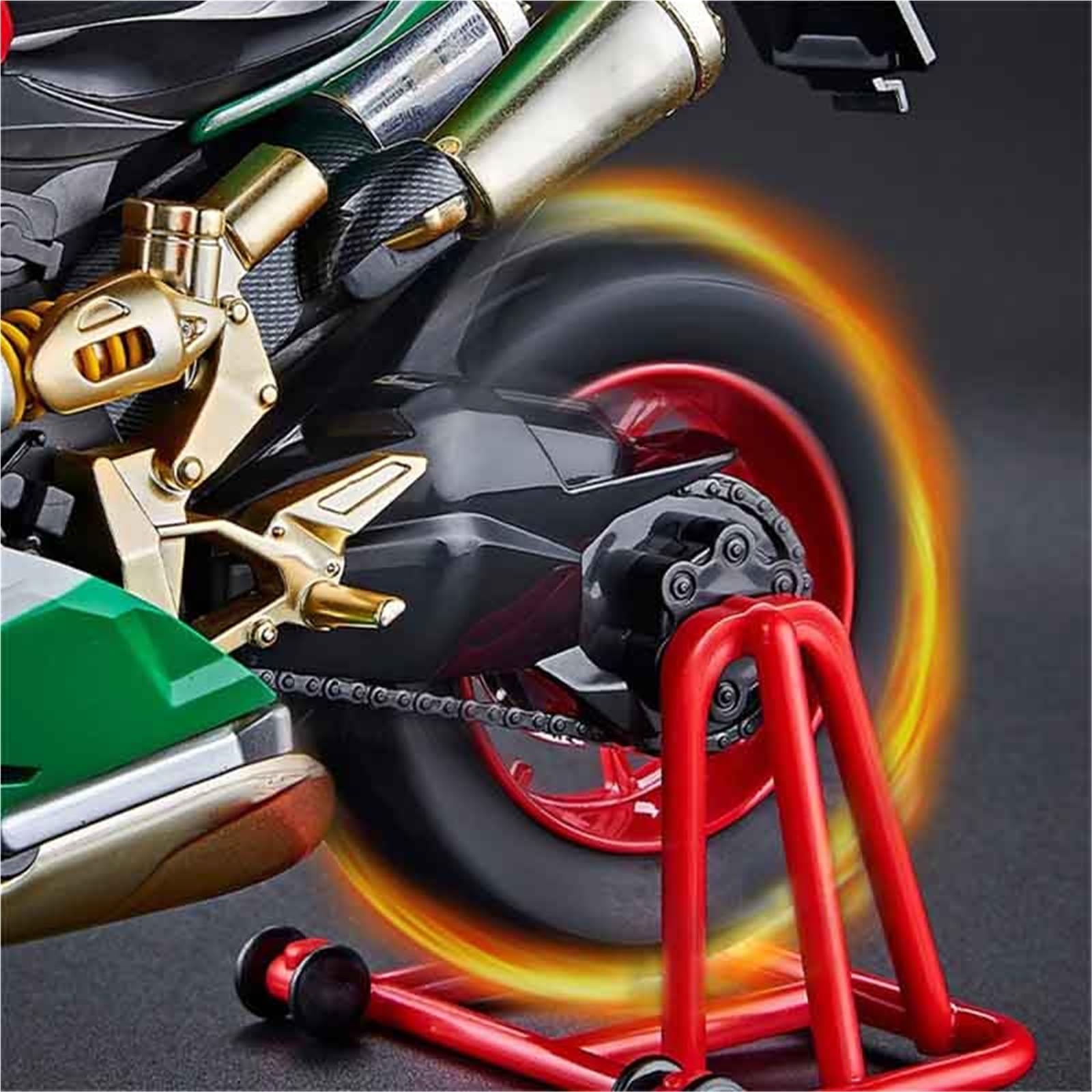 Für Ducati 1199 Panigale Legierung Racing Motorrad Modell Diecast Track Sport Sound Licht Mit Spray Kinder Spielzeug Schlüssel Starten 1:9