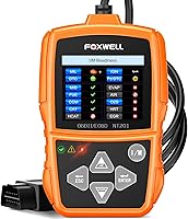 FOXWELL NT201 OBD2 Scanner: Read/Clear Codes, Reset Check Engine Light, Live Data for 1996+ Cars & Trucks