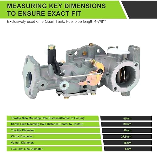 Miniatura 7 de 498298 Carburador para 5 HP 492611 495426 495951 692784 490533 135202 130202 112232 135200 132232 112200 13022 00 Coche del motor b 5.5 HP Craftsman