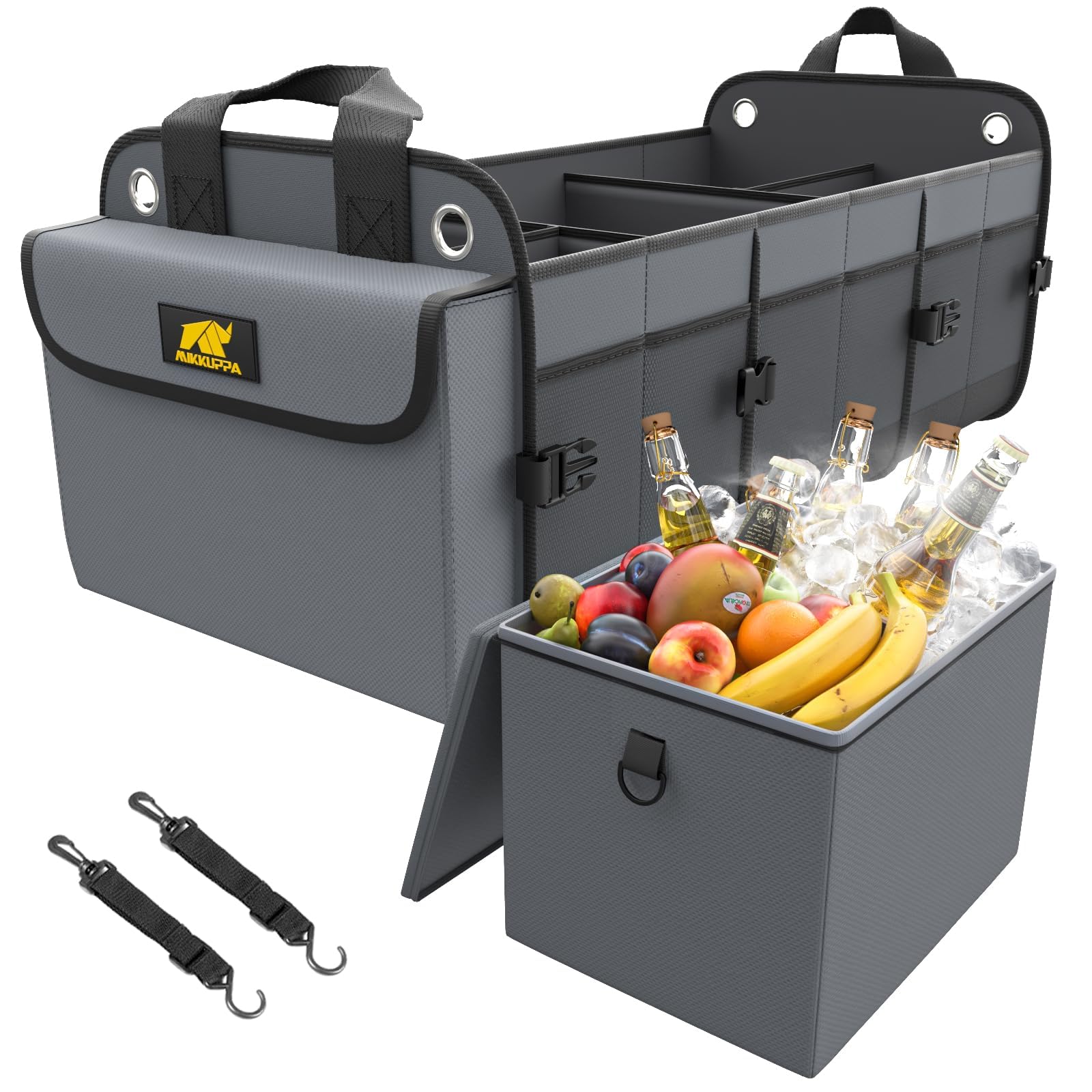 MIKKUPPA Car Trunk Organizer with Cooler