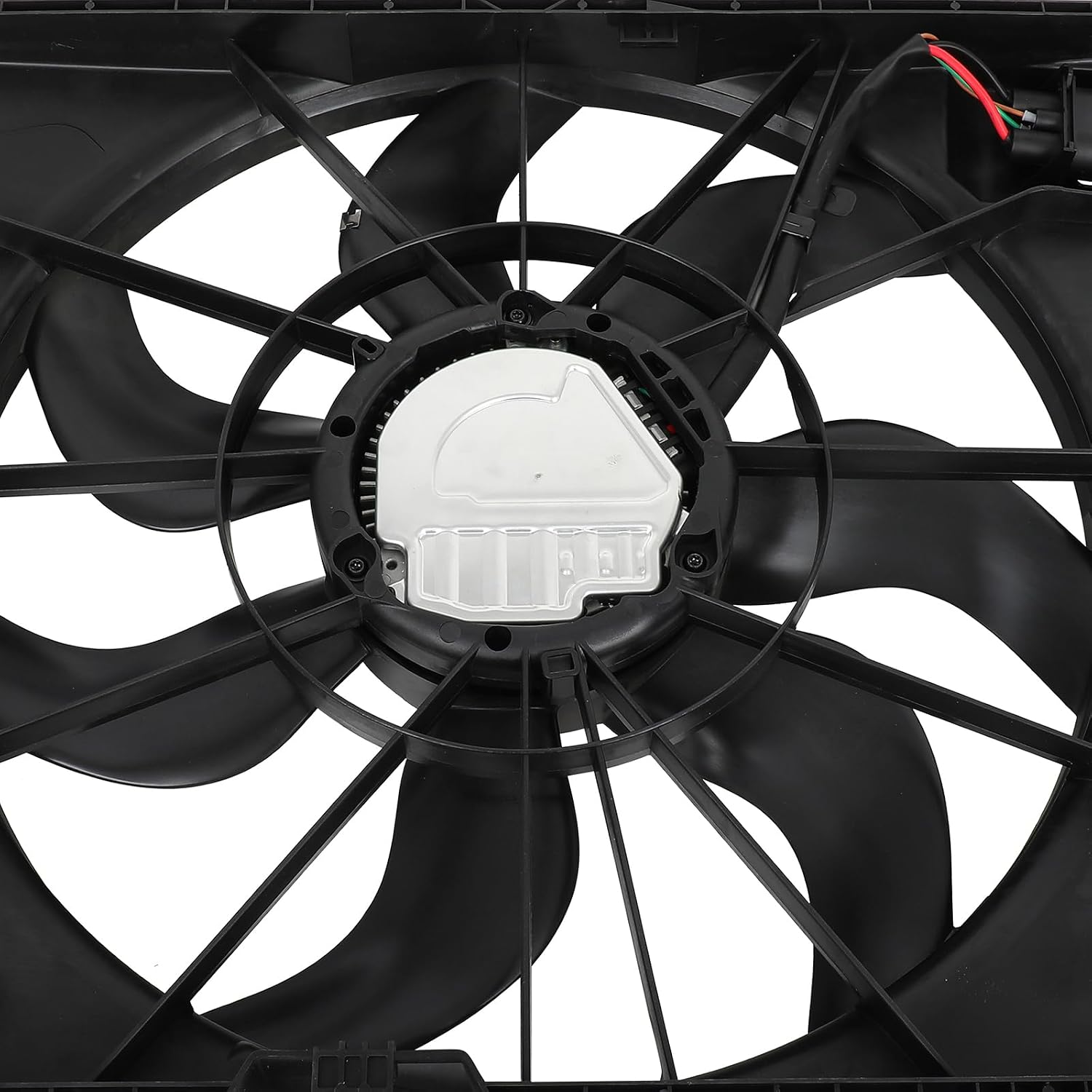 ALEGE Radiator Cooling Fan Fit for 2014-2016 for Mercedes-Benz C180 2015-2016 for Mercedes-Benz C250, Replace OE:0999061100,A0999061100