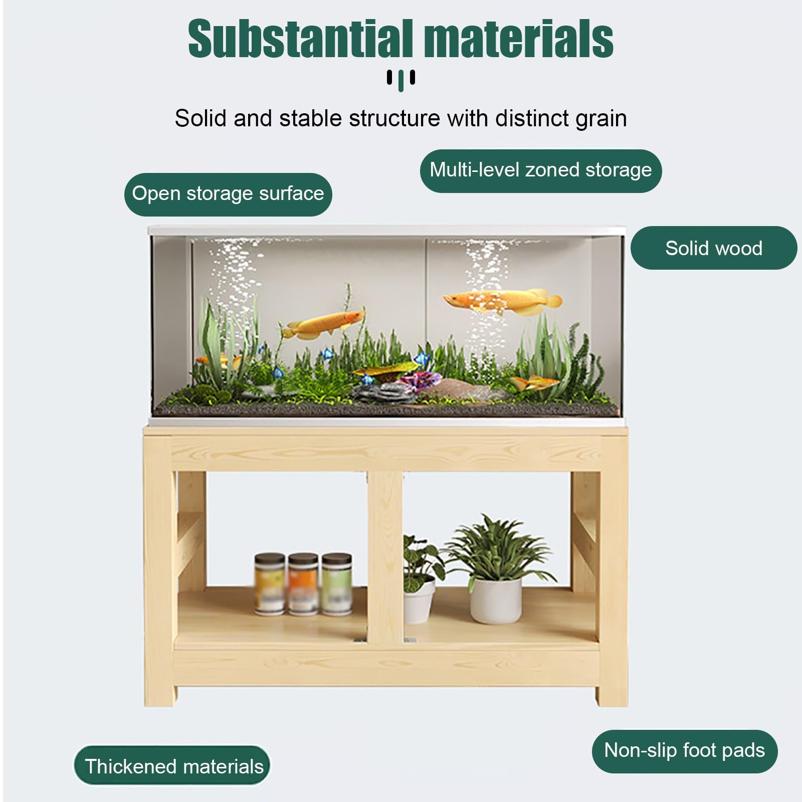 Armario para Pecera, Estante para Terrario, Soporte para Terrario