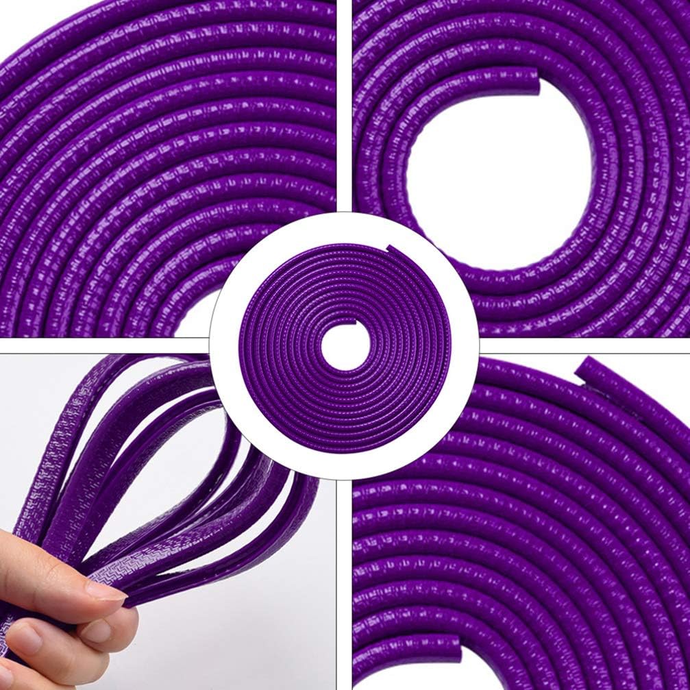 Garneck Car Door Edge Guards Rubber U Shape Edge Trim Seal Strips Protector Car Door Edge Protection for Car Auto Vehicle 10M