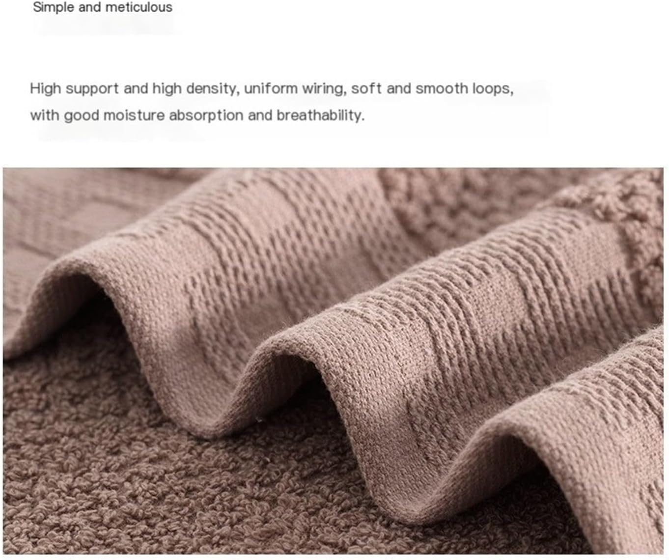 3 Pack Cotton Towels, Thick Soft Absorbent Bath Towels, 33x72cm Face Hand Towel Set for Adults(Pink)