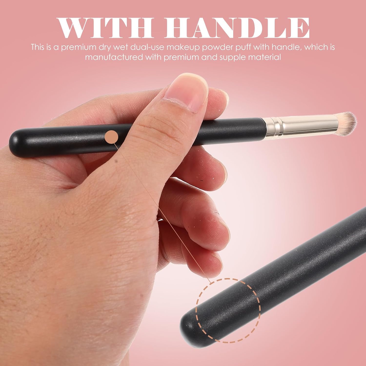 4pcs Angled Concealer Brush for Women Soft Skin-friendly Makeup Brushes with Wooden Handles Flat Precision Concealer Applicators for Flaw Coverage and Eye Makeup