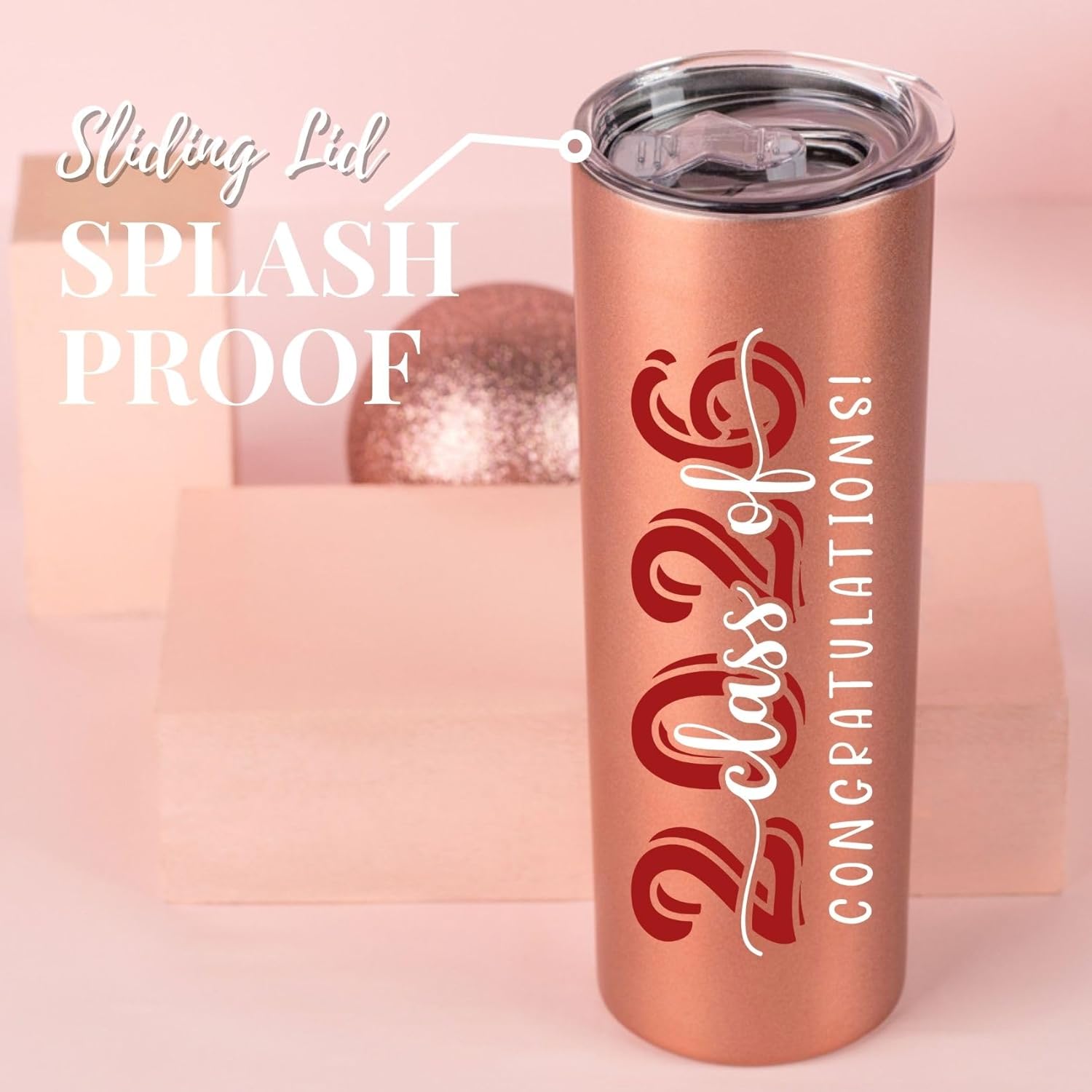Onebttl Graduation Gifts 2026 - Class of 2026, 20oz Stainless Steel Insulated Mug as Party Supplies, Decorations, Graduation Gifts for Her - Image 4