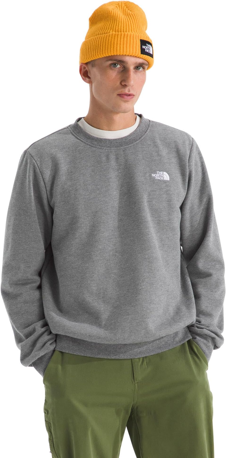 Men's Evolution Simple Dome Crew - Ribbed Collar & Hem, Classic Logo