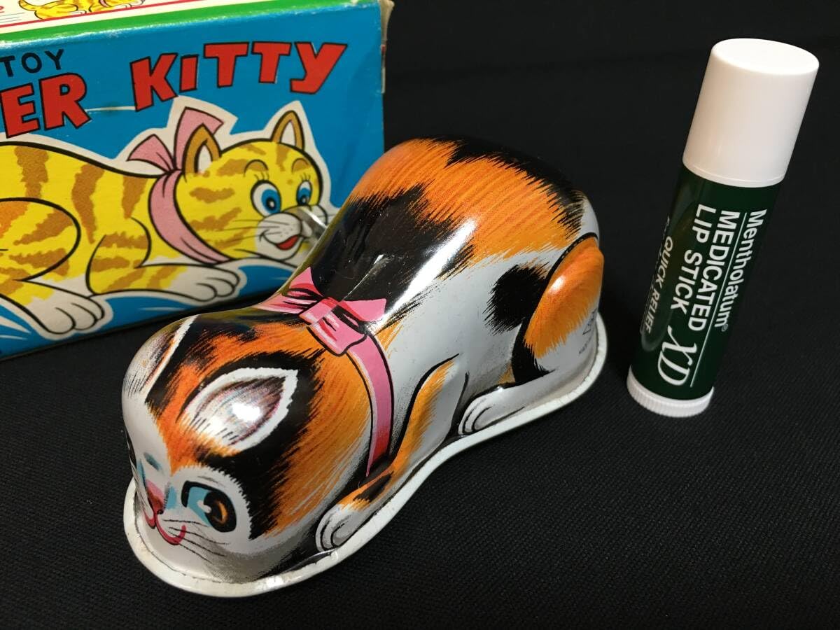 Amazon.co.jp: YONE WONDER KITTY ブリキ ぜんまい ネコ 猫