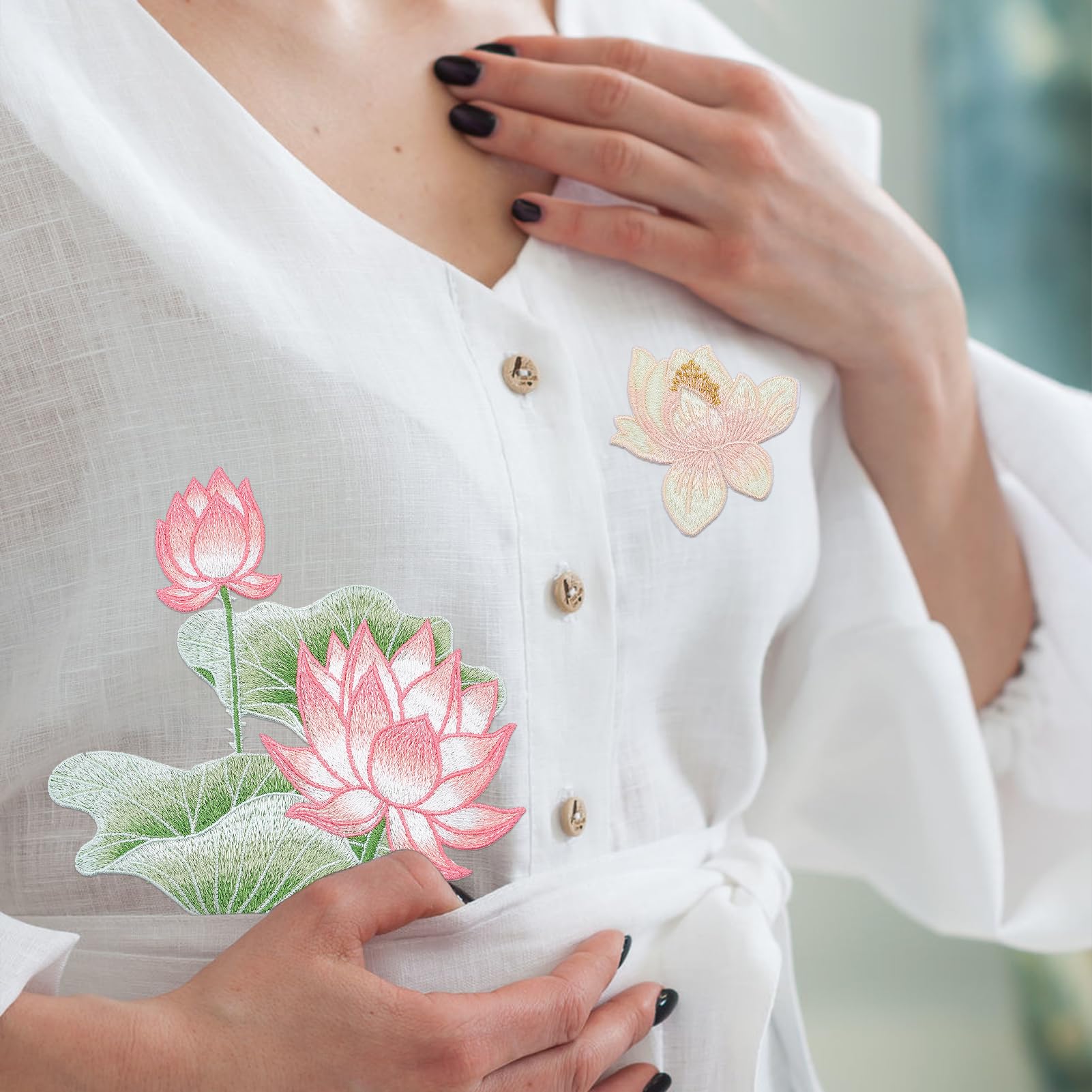 tegelstickerset bloemen 2 glas in lood (9 stickers per set