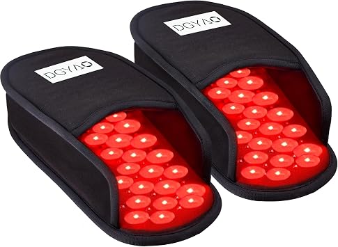Infrared &Red Light Therapy Devices Pain Relief 660&880NM LED for Foot Feet Toes Instep Pain Relief FDA Cleared Device Two Pads Set