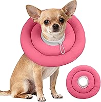 Vista 15 de IDOMIK Collar de recuperación para perros, cono suave impermeable para perro después de la cirugía, cómodo collar isabelino protector alternativo