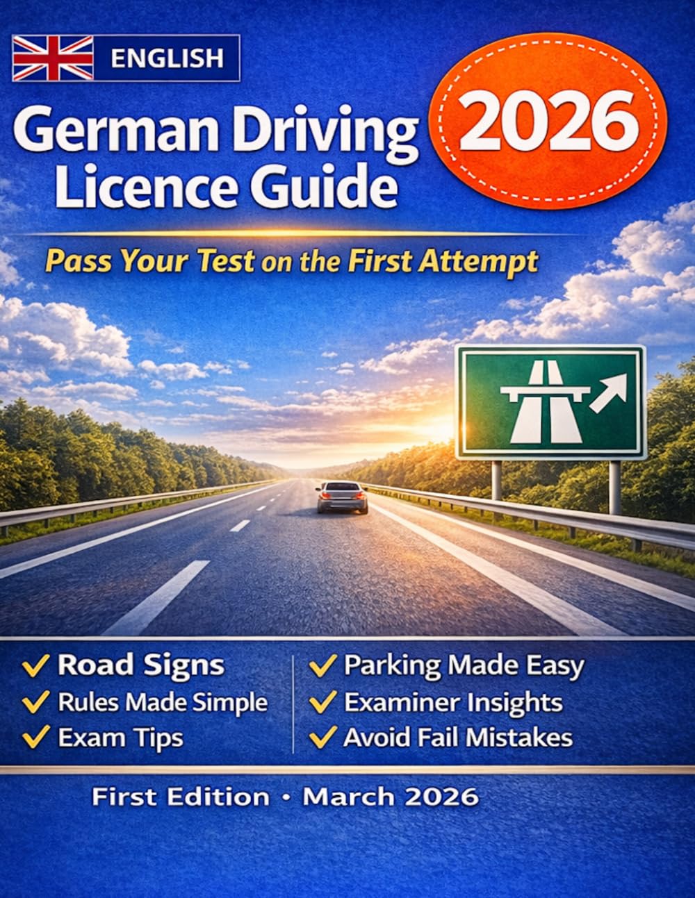 German Driving Licence Guide - 2026: The Complete English-Language Handbook for Theory and Practical Exams — Updated for All 2026 Reforms