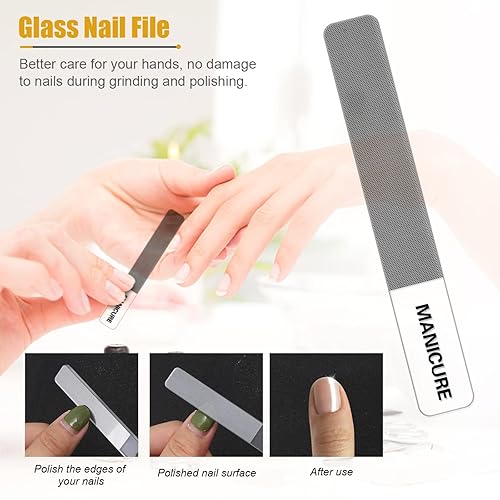 Miniatura 4 de Juego de manicura profesional para cortaúñas y pedicura, 16 piezas de acero inoxidable, herramientas de cuidado de uñas, kit de aseo con lujosa