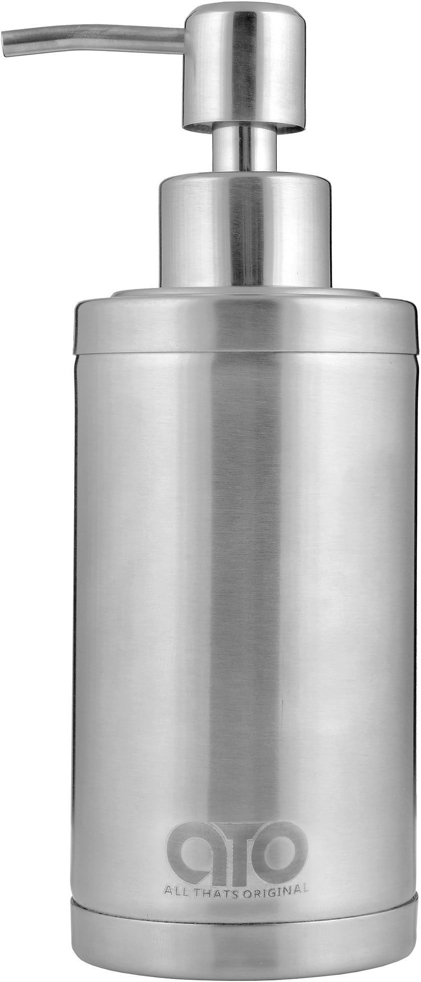 All Thats Original S1 Stainless Steel Liquid Soap or Lotion Dispenser with Pump great for Bathroom and Kitchen