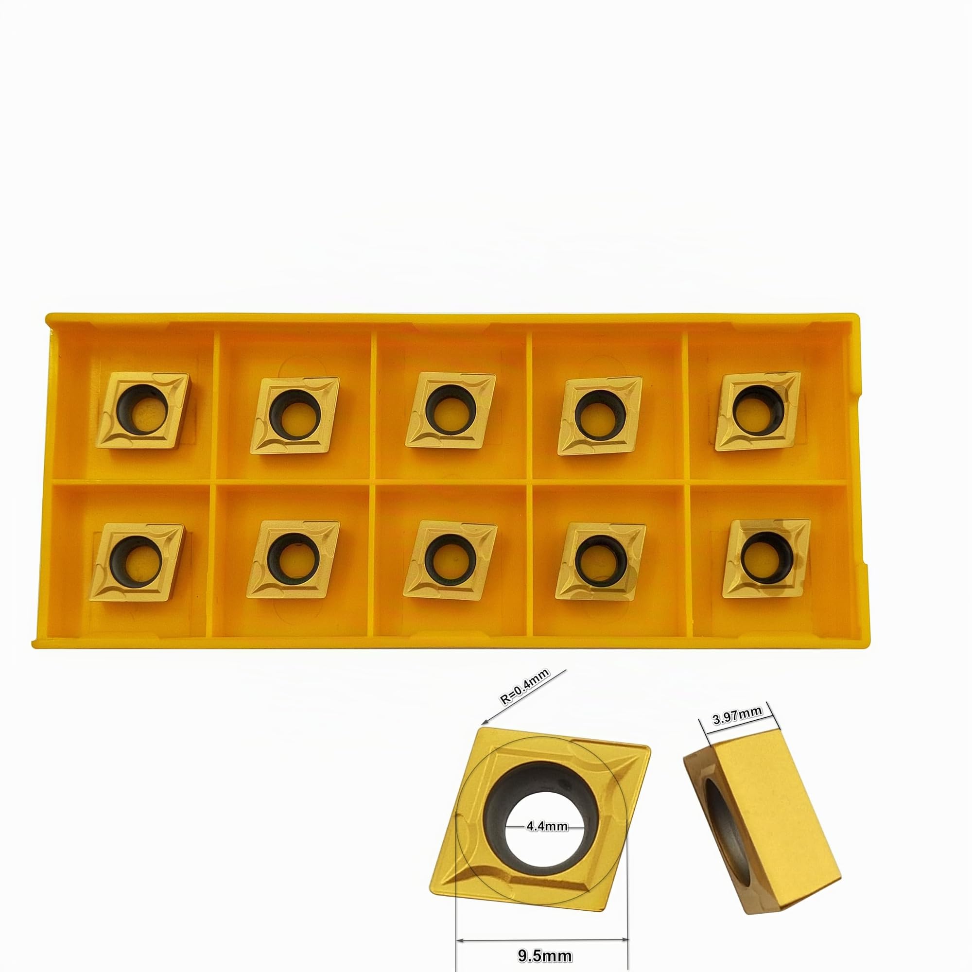 1/2" Outil de tournage 12mm SCLCR1212H09+SCLCL1212H09 + SCMCN1212H09 CNC Porte-outil de tournage externe pour tour ensemble, et 10pièces CCMT09T304 / CCMT32.51 inserts indexables en carbure