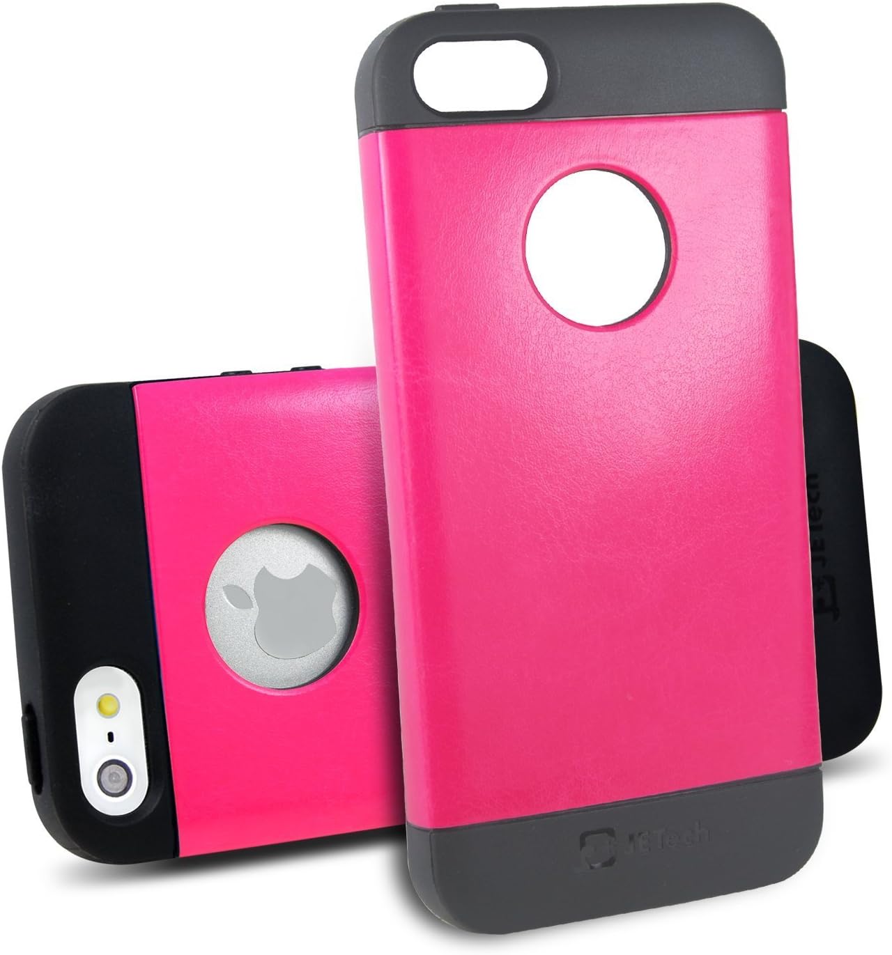 JETech Case for iPhone SE 5s 5 Protective Cover with Logo Cut-Out (Plum)