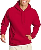 Hanes Men's EcoSmart Hoodie Sweatshirt - Midweight Fleece Pullover, Soft Cotton Blend, Cozy Kangaroo Pocket Hoodie