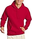 Hanes EcoSmart Hoodie, Midweight Fleece, Pullover Hooded Sweatshirt for Men