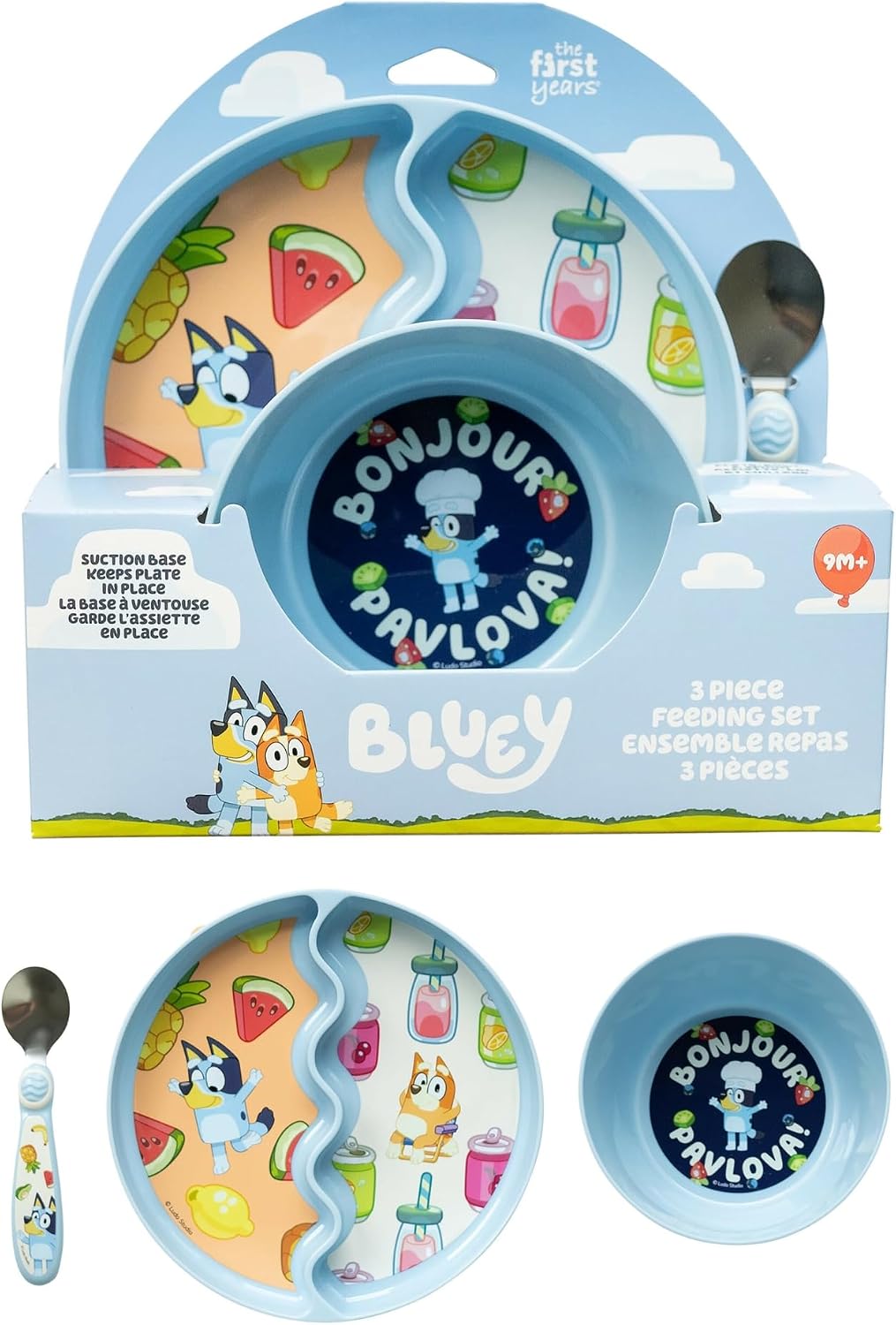 The First Years - Bluey Baby Feeding Set, 3pc