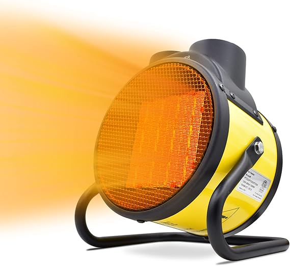 Electric Patio Heater Greenhouse Fan Heater Portable