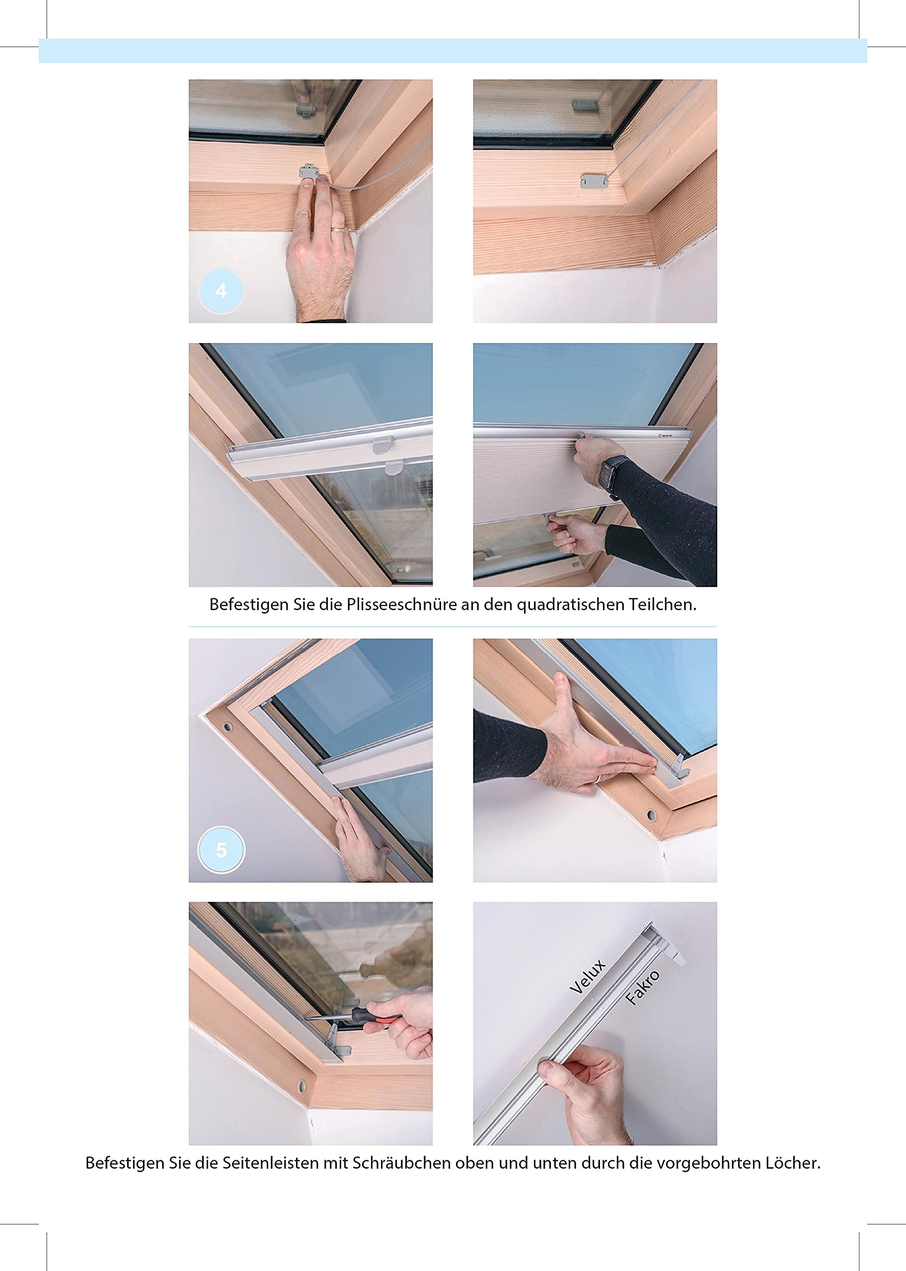 Store enrouleur occultant thermique pour fenêtre de toit - Blanc sable, cappuccino, gris clair, gris foncé, baies, vert clair, vert foncé, bleu - Convient pour Velux Fakro (114 x 118 bleu)