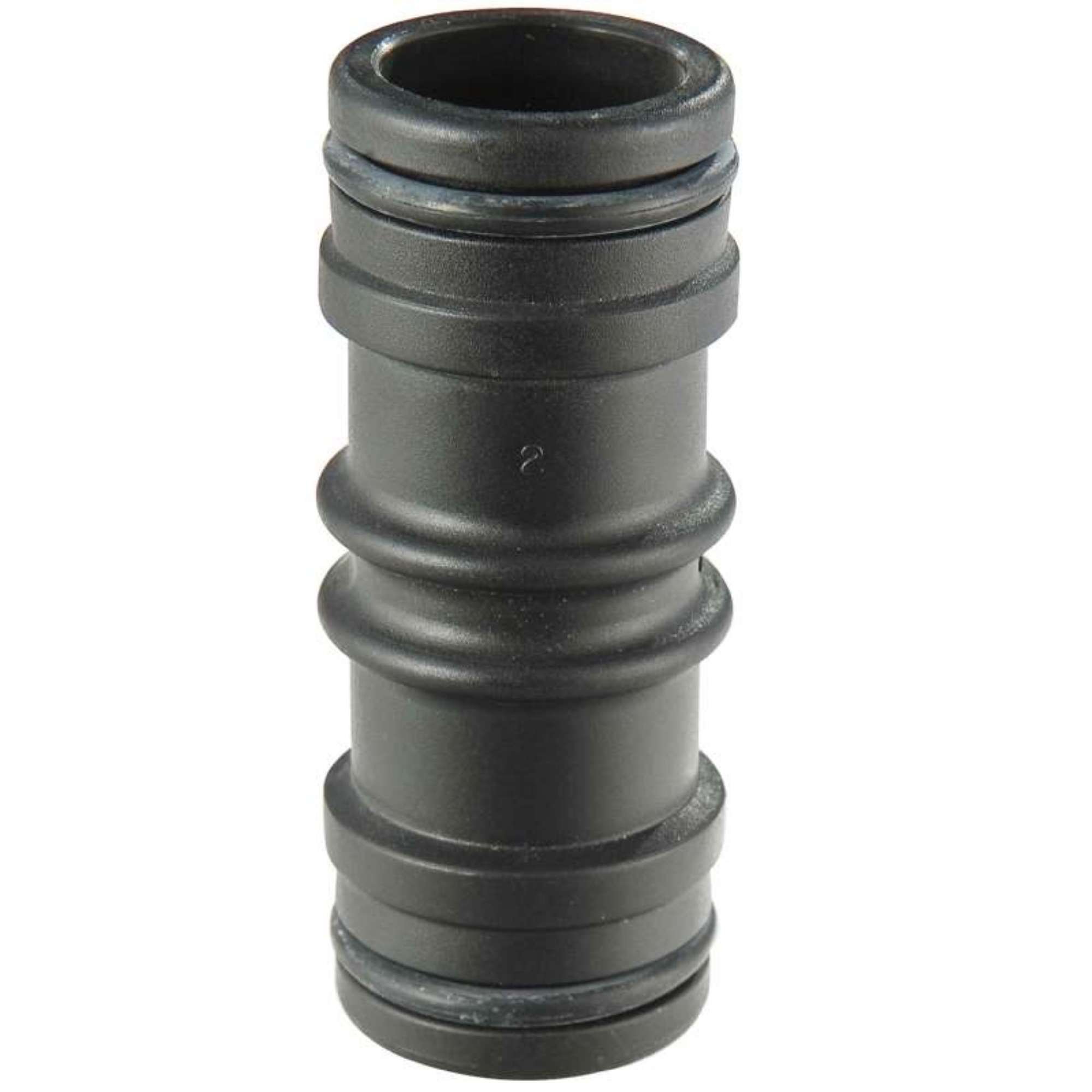 GF 00919 Double Male Connector 25 mm Black