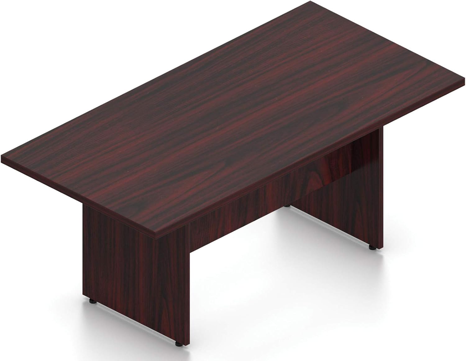Offices To Go 6 FT Contemporary Rectangular Conference Room Table in American Mahogany