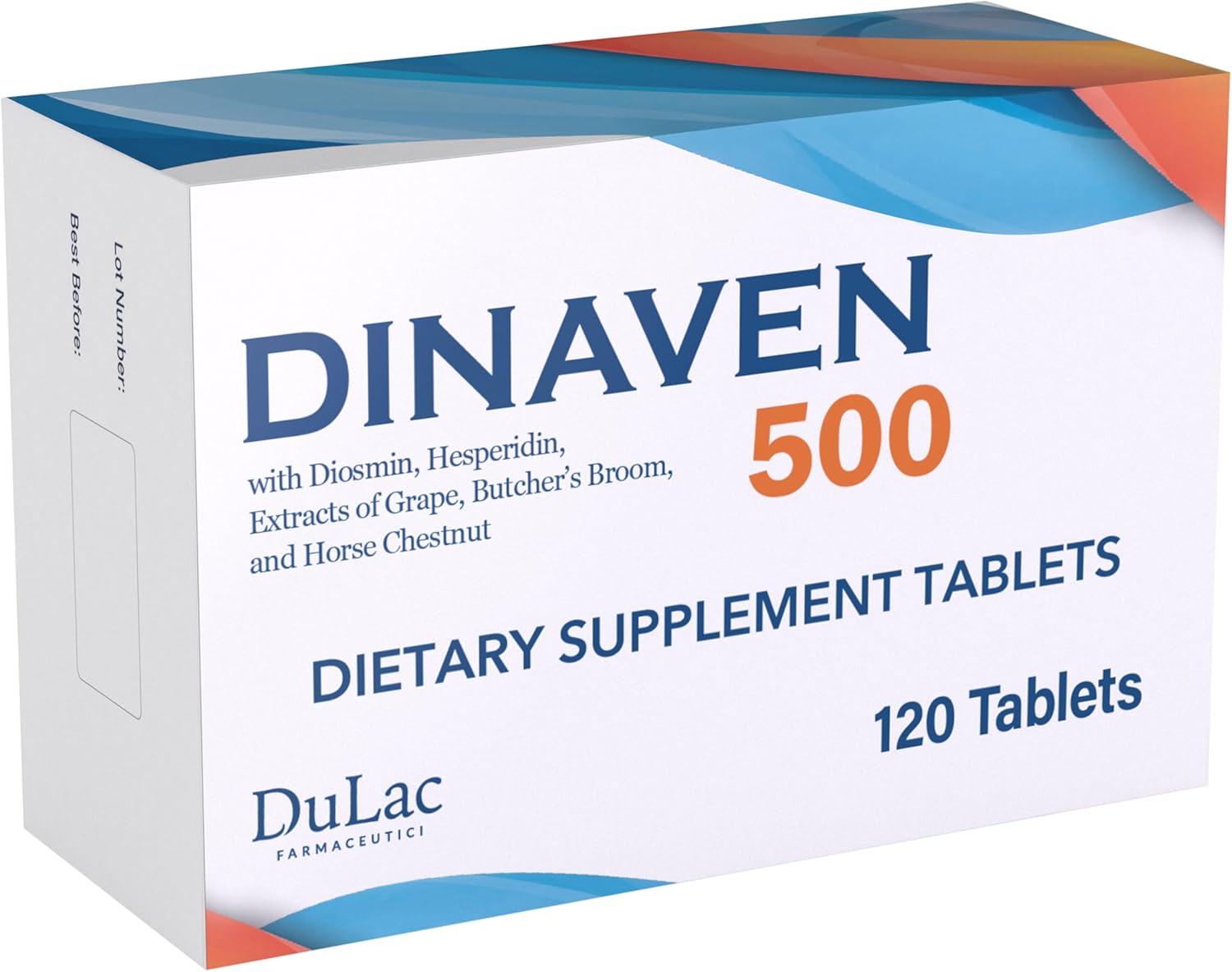 Dulac Dinaven 500 with diosmin hesperidin 120 tablets