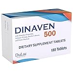 Dulc - Dinaven 500, Diosmin Hesperidin 500mg Dietary Supplement 120 Tablets, Enriched with Butcher\'s Broom, Horse Chestnut Extract and Grape Seed Extract, Made in Italy