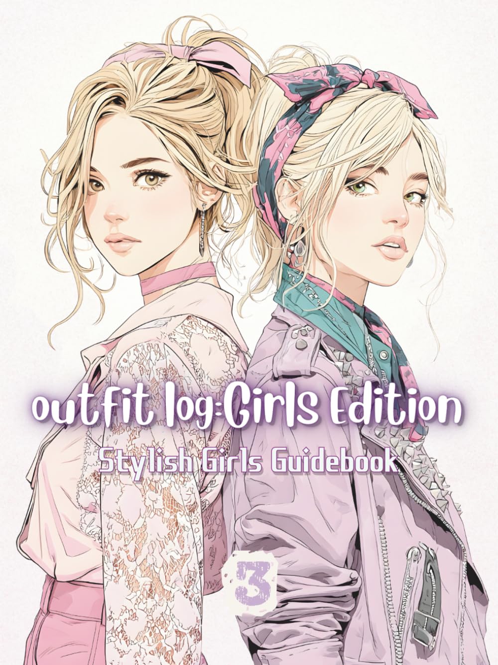 outfit log: vol.3 : Girls Edition - Stylish Girls Guidebook / Adult Coloring Book