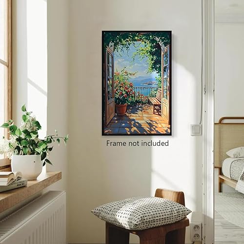 Miniatura 4 de Lienzo vintage de Henri Matisse para pared, estilo retro Matisse, pintura con ventana abierta, pintura para puertas de patio, póster romántico,