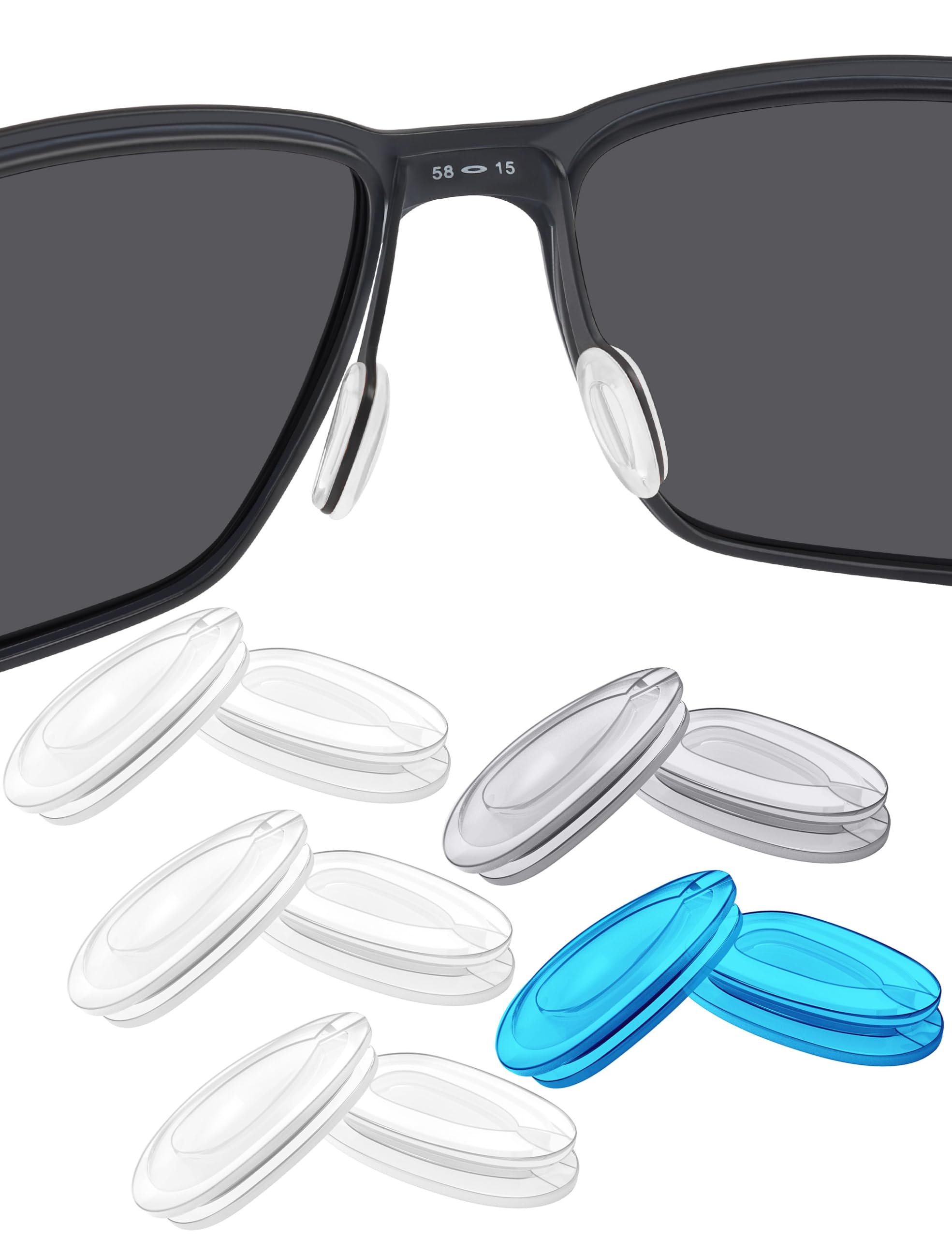 BLAZERBUCK Replacement Nose Piece Nose Pads for Oakley Holbrook Metal OO4123 Sunglass