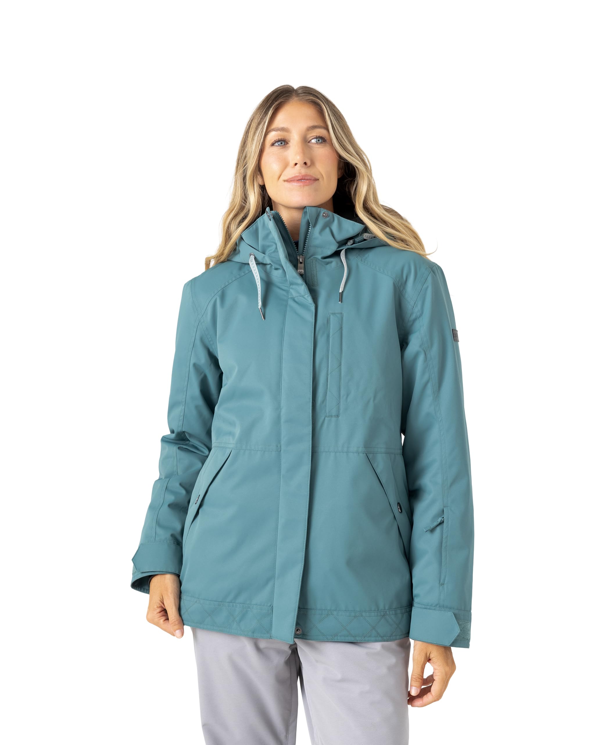 Roxy Women's Billie Jacket – 10k Waterproof Snow Jacket, Tailored Fit, Pfas-free, Insulated