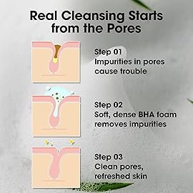 SOME BY MI AHA BHA PHA 30 Days Miracle Acne Clear Foam - Pack of 2 - Korean Acne Face Wash for Smooth & Clear Skin - Salicylic Acid Cleanser for Exfoliation & Sebum Control - Korean Skin Care