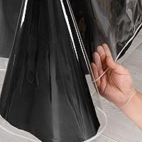 Hiasan Clear Waterproof Vinyl Tablecloth Protector 60x84 Inch - 100% Oilproof Stain Resistant Wipeable Table Cover