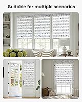 Vista 7 de LazBlinds Persianas estilo cebra sin cordones para ventanas, con patrón de doble capa para máxima privacidad y control de la luz, elegantes